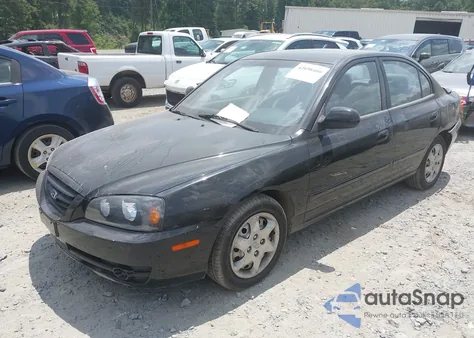 2006 Hyundai Elantra Gls/Limited из США, поврежденный, VIN KMHDN46D86U203705